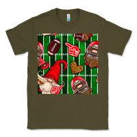 Army Green american football gnomes Classic Tee - BundleAndBundleShop