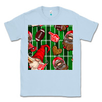 Dusty Blue american football gnomes Classic Tee - BundleAndBundleShop