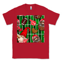 Red american football gnomes Classic Tee - BundleAndBundleShop