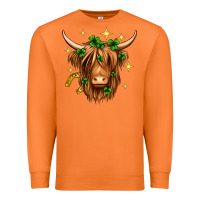 Carrot St. Patrick's Day Highland Cow Premium Sweatshirt - Neo Western