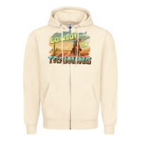 Sandshell cowboy in training Zipper Hoodie - texasbilliewilder