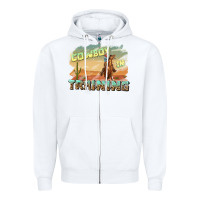 White cowboy in training Zipper Hoodie - texasbilliewilder