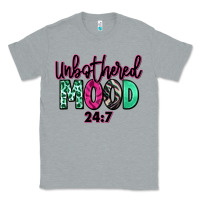 Heather Grey Unbothered mood 24:7 Classic Tee - RanaPortraitStore