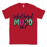 Red Unbothered mood 24:7 Classic Tee - RanaPortraitStore