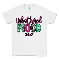 White Unbothered mood 24:7 Classic Tee - RanaPortraitStore