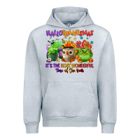 Heather Grey Hallothanksmas Urban Hoodie - NancyCooperArtShop