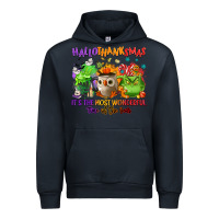 Navy Hallothanksmas Urban Hoodie - NancyCooperArtShop