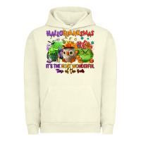 Pigment Pistachio Hallothanksmas Urban Hoodie - NancyCooperArtShop