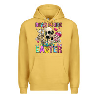 Antique Gold dead inside but it's easter Premium Hoodie - Jasminsmagicworld
