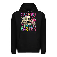 Black dead inside but it's easter Premium Hoodie - Jasminsmagicworld