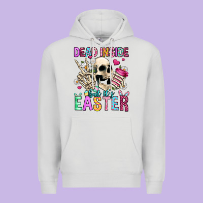 Dead Inside But It's Easter Premium Hoodie Designed By Jasminsmagicworld