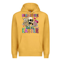 Mustard dead inside but it's easter Premium Hoodie - Jasminsmagicworld