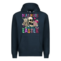 Navy dead inside but it's easter Premium Hoodie - Jasminsmagicworld
