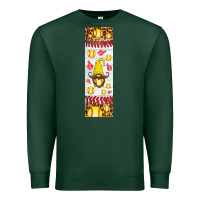 Sports Green softball football penwraps Premium Sweatshirt - HRA Design Shop