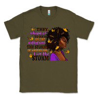Army Green They whispered to her afro woman Classic Tee - RanaPortraitStore