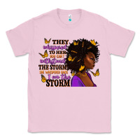 Bubblegum Pink They whispered to her afro woman Classic Tee - RanaPortraitStore