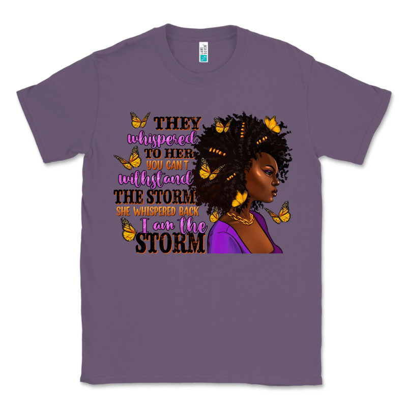 They Whispered To Her Afro Woman Classic Tee by RanaPortraitStore | Teevron