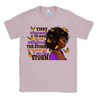 Lilac They whispered to her afro woman Classic Tee - RanaPortraitStore
