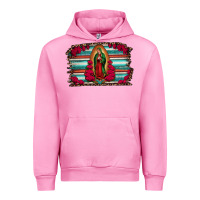 Fuchsia Pink lady of guadalupe serape and roses Urban Hoodie - Jasminsmagicworld