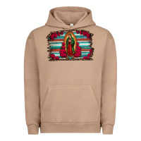 Pigment Burro lady of guadalupe serape and roses Urban Hoodie - Jasminsmagicworld