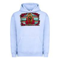 Pigment Grape Ice lady of guadalupe serape and roses Urban Hoodie - Jasminsmagicworld