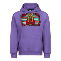 Tulip lady of guadalupe serape and roses Urban Hoodie - Jasminsmagicworld