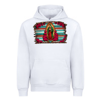 White lady of guadalupe serape and roses Urban Hoodie - Jasminsmagicworld