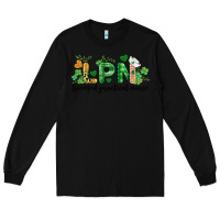 Black st. patricks day registered nurse lpn heart Long Sleeve Tee - BarkalooDesign