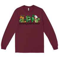 Burgundy st. patricks day registered nurse lpn heart Long Sleeve Tee - BarkalooDesign