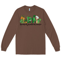 Chestnut st. patricks day registered nurse lpn heart Long Sleeve Tee - BarkalooDesign