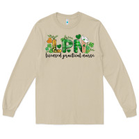 Mushroom st. patricks day registered nurse lpn heart Long Sleeve Tee - BarkalooDesign