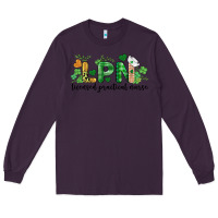Plum st. patricks day registered nurse lpn heart Long Sleeve Tee - BarkalooDesign