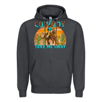 Smoke cowboy take me away Zipper Hoodie - texasbilliewilder