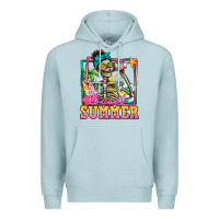 Blue Mist sweet summer skeleton Premium Hoodie - Jasminsmagicworld