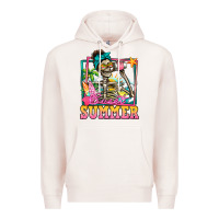 Pale Pink sweet summer skeleton Premium Hoodie - Jasminsmagicworld