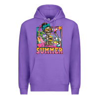 Purple sweet summer skeleton Premium Hoodie - Jasminsmagicworld