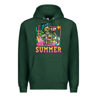 Sports Green sweet summer skeleton Premium Hoodie - Jasminsmagicworld