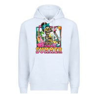 White sweet summer skeleton Premium Hoodie - Jasminsmagicworld