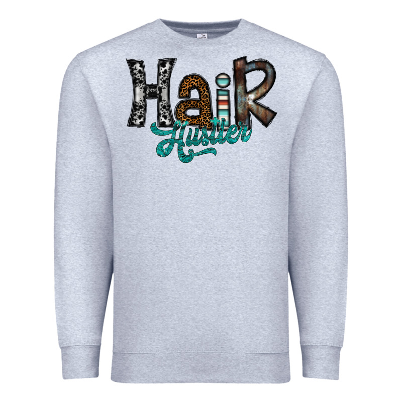 Hair Hustler Premium Sweatshirt by SublimationCraftShop | Teevron
