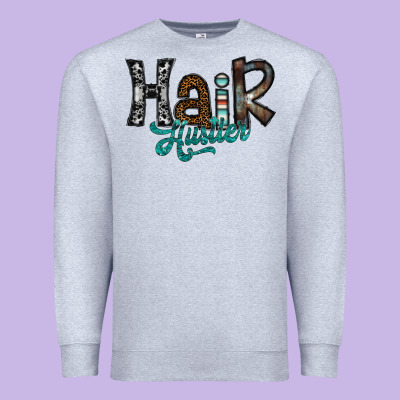 Hair Hustler Premium Sweatshirt Designed By Sublimationcraftshop