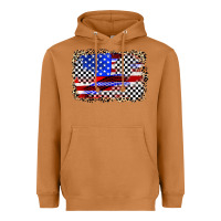 Meerkat race american flag Heavyweight Hoodie - Zillion Design Studio