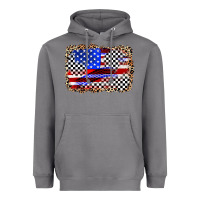 Storm race american flag Heavyweight Hoodie - Zillion Design Studio