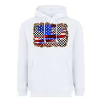 White race american flag Heavyweight Hoodie - Zillion Design Studio