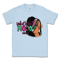 Dusty Blue Unbothered mood 24:7 Classic Tee - RanaPortraitStore