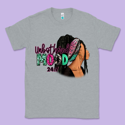 Unbothered Mood 24:7 Classic Tee Designed By Ranaportraitstore