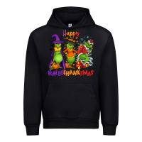 Foreset Green Happy Hallothanksmas Urban Hoodie - NancyCooperArtShop
