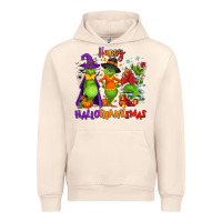 Sandshell Happy Hallothanksmas Urban Hoodie - NancyCooperArtShop