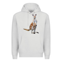 Dove Grey kangaroo Premium Hoodie - LillyAllenDesigns