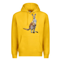 Lemon kangaroo Premium Hoodie - LillyAllenDesigns