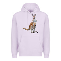 Lilac kangaroo Premium Hoodie - LillyAllenDesigns